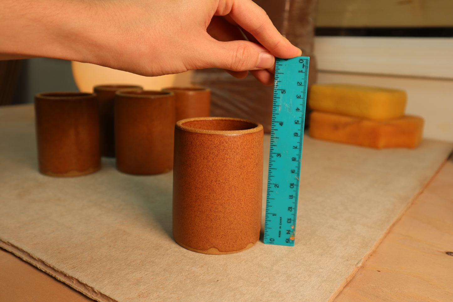pencil cup | nutmeg