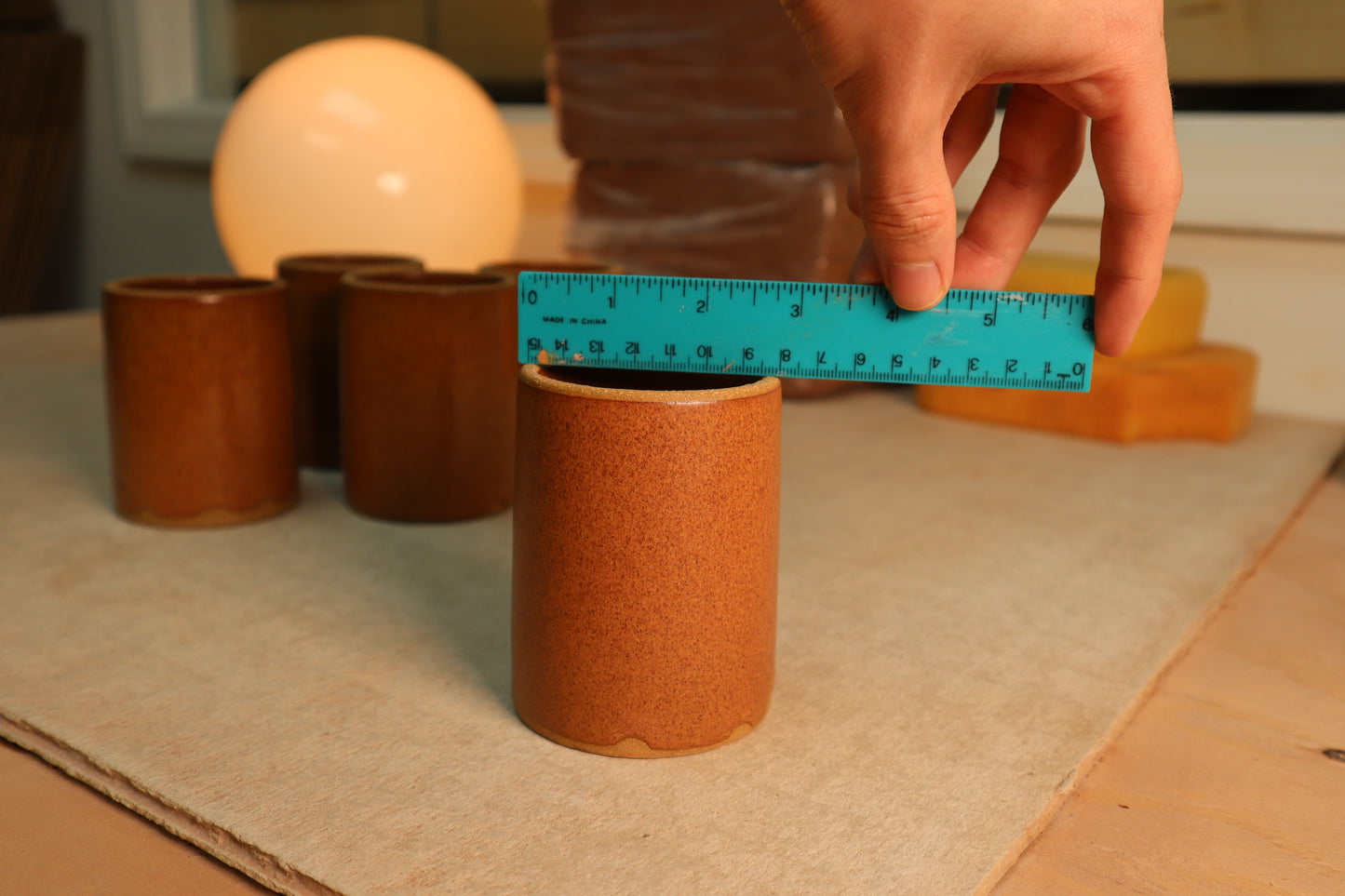 pencil cup | nutmeg