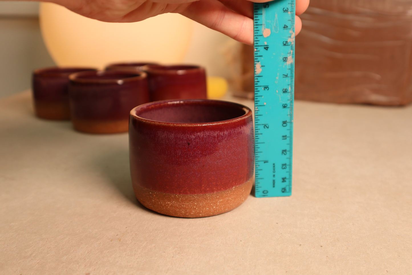 latte cup | raspberry