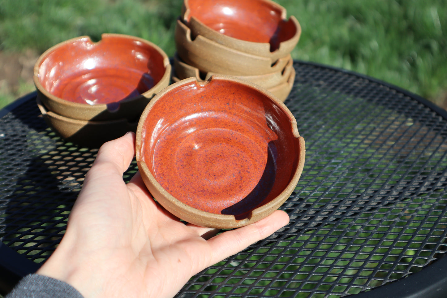 ashtray | red