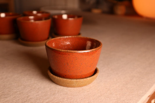 mini planter | red