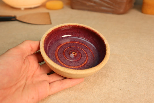 incense holder | raspberry