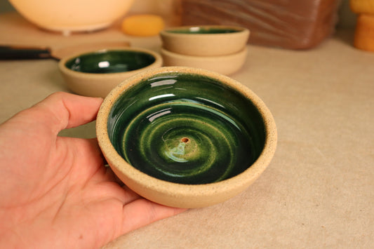 incense holder | green