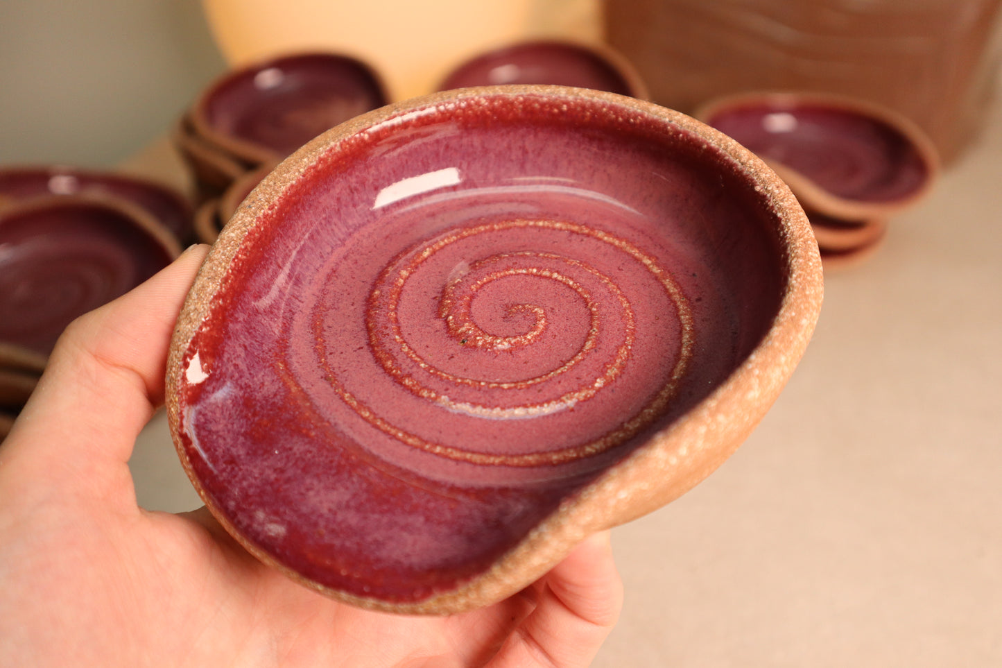 spoon rest | raspberry