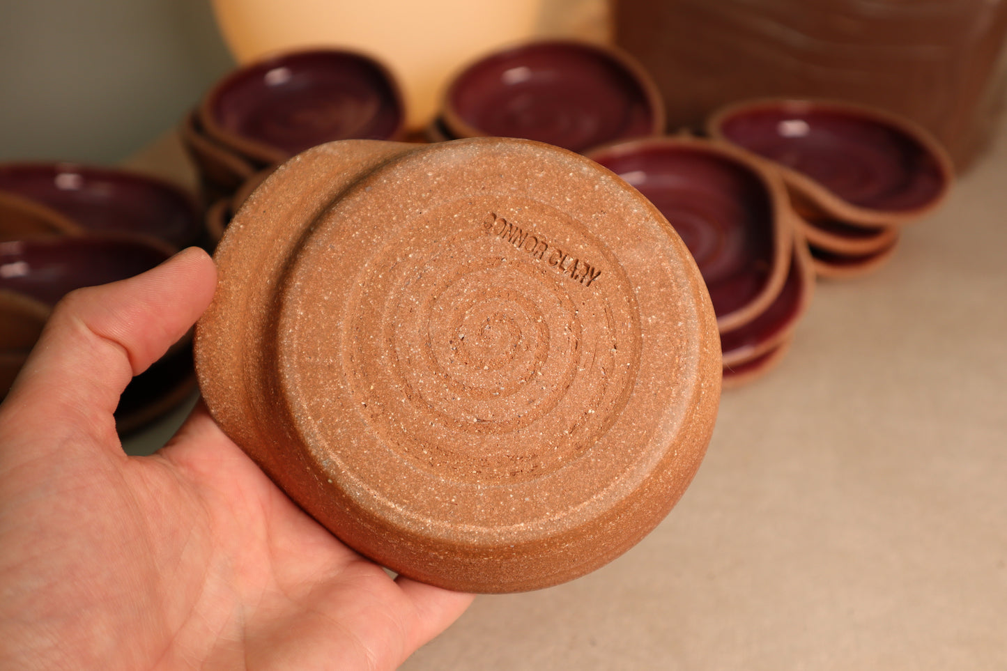 spoon rest | raspberry