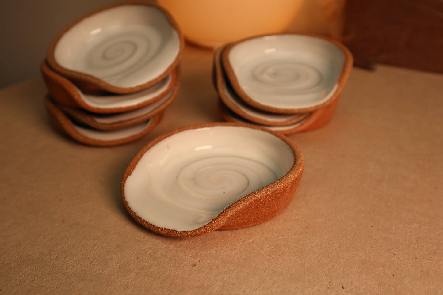 spoon rest | glossy white