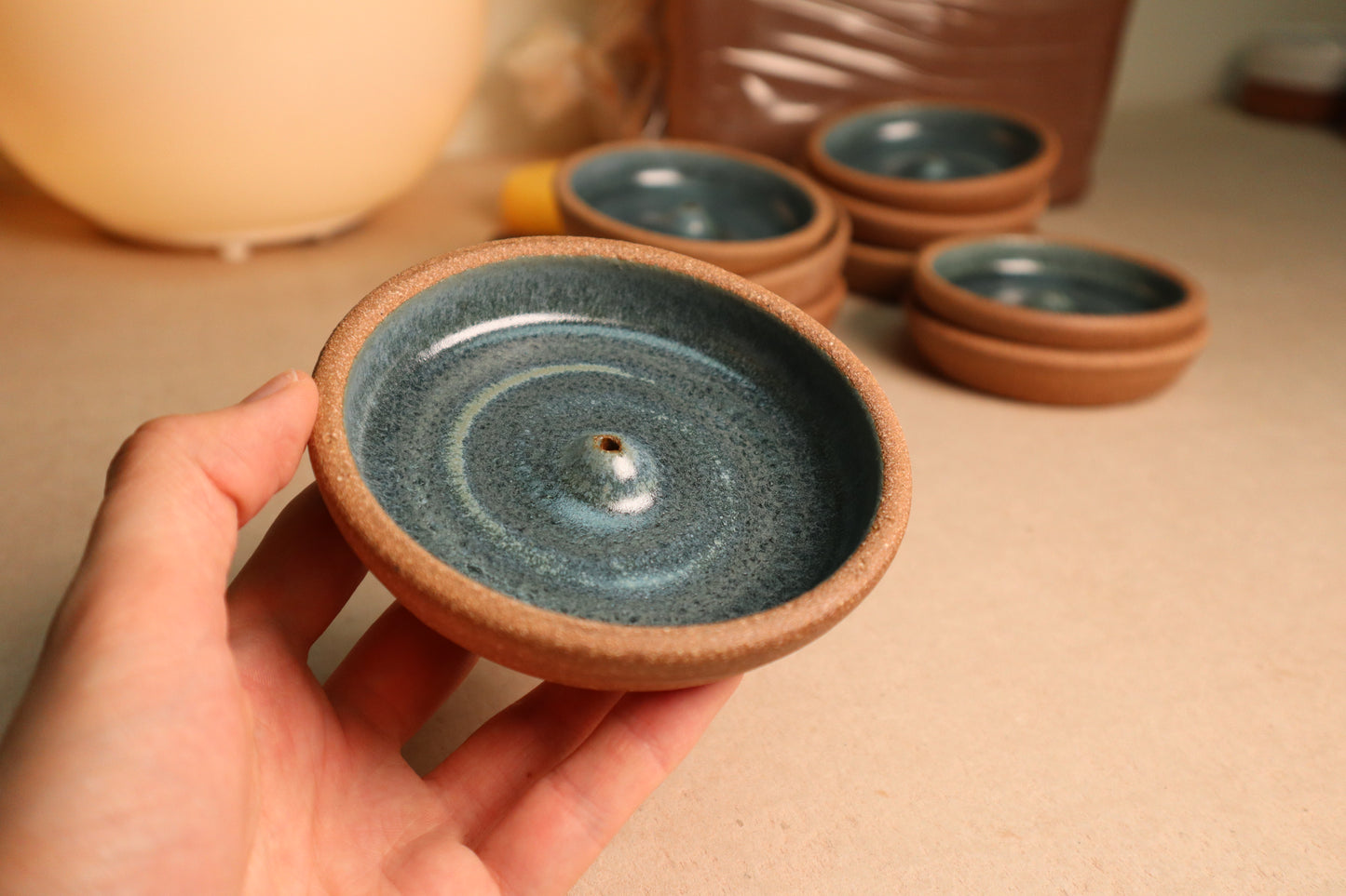 incense holder | blue