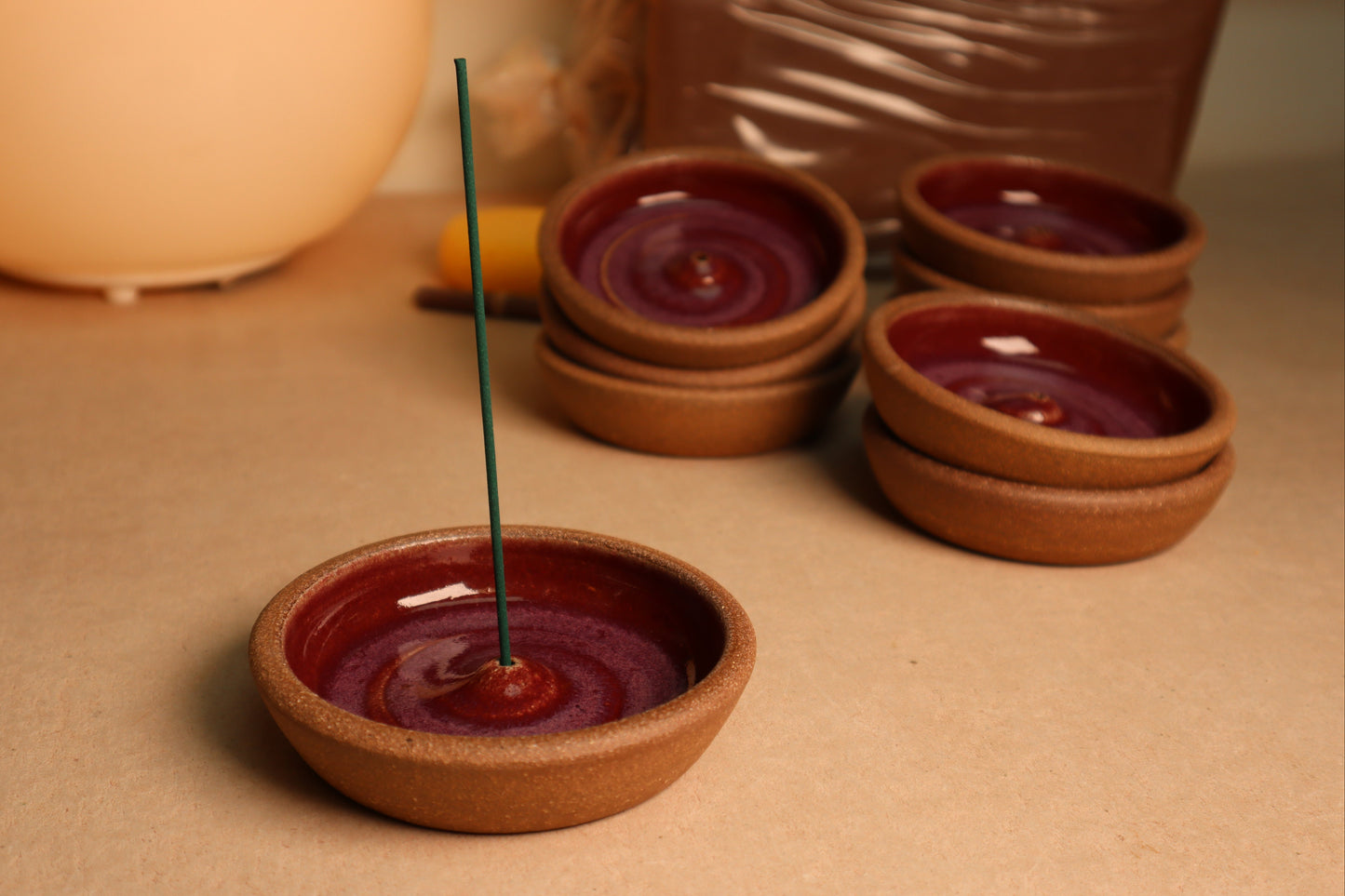 incense holder | raspberry