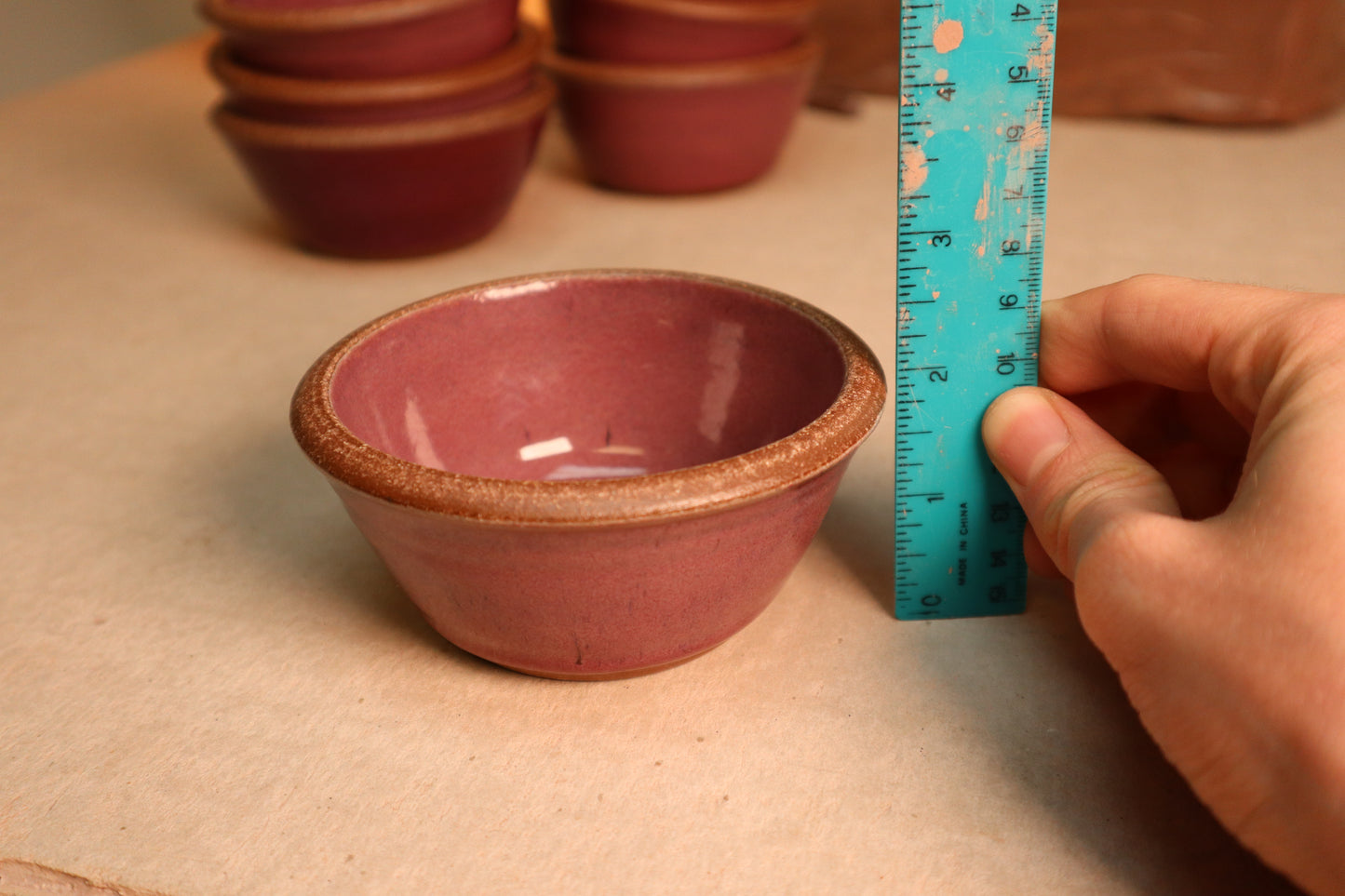 snack bowl | raspberry