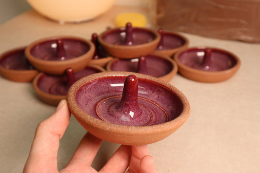 ring dish | raspberry