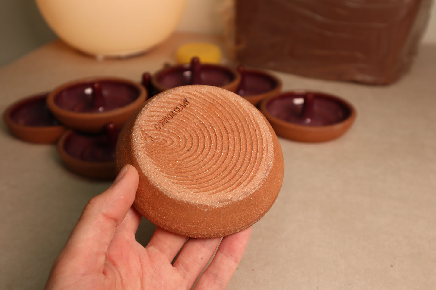 ring dish | raspberry