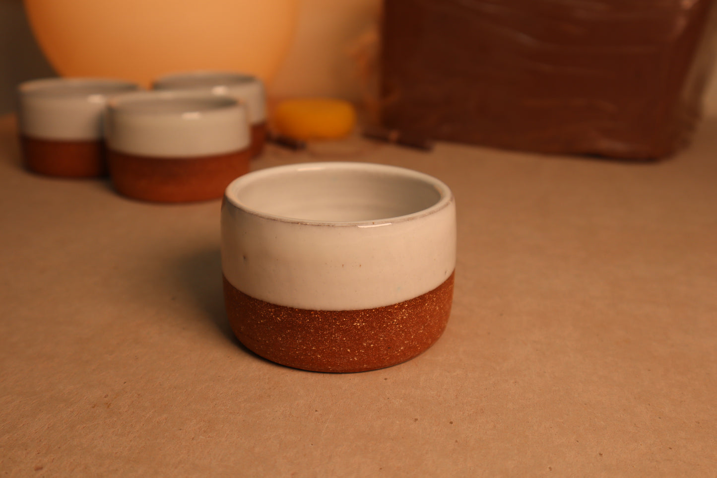 latte cup | glossy white