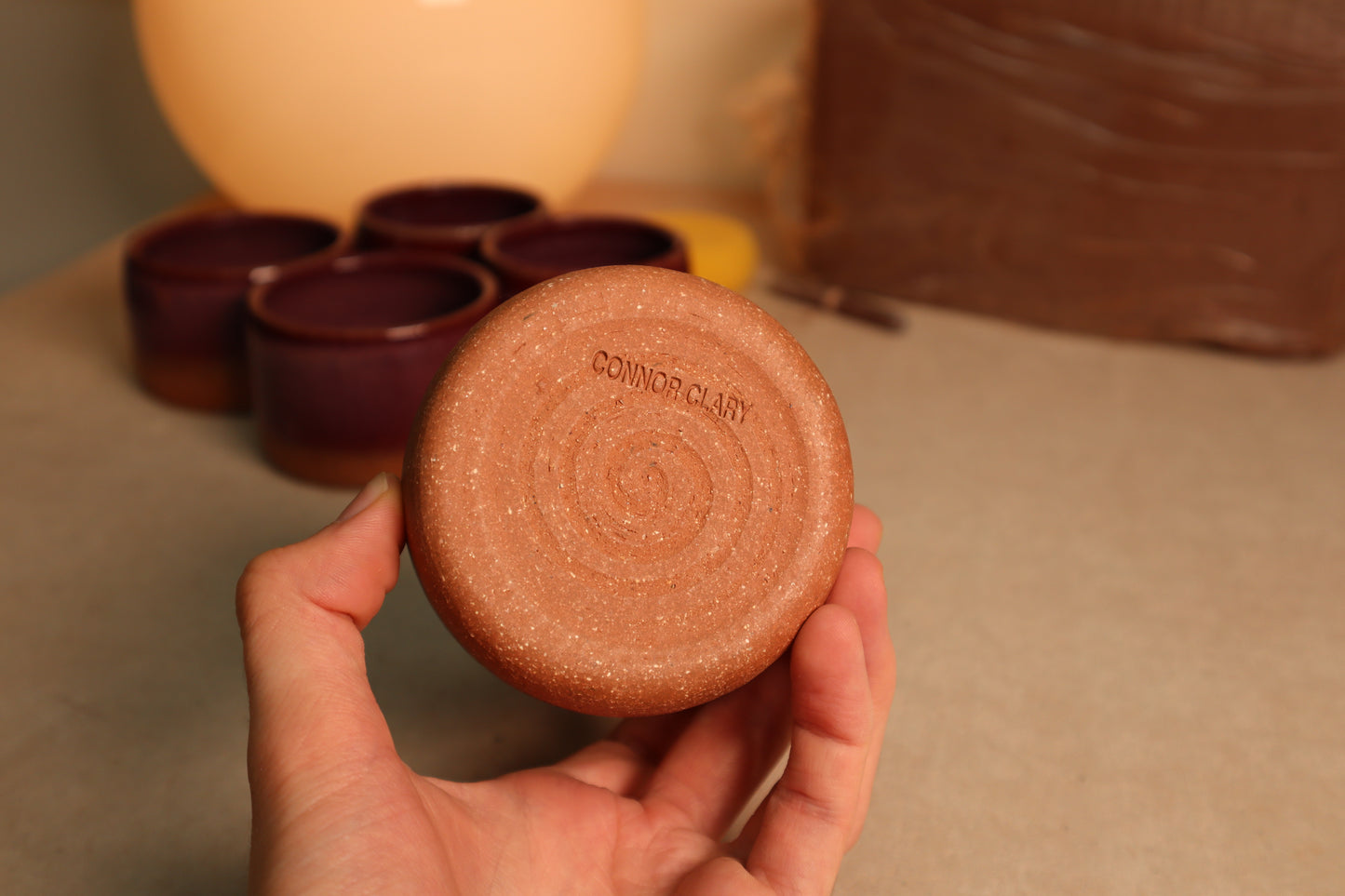 latte cup | raspberry