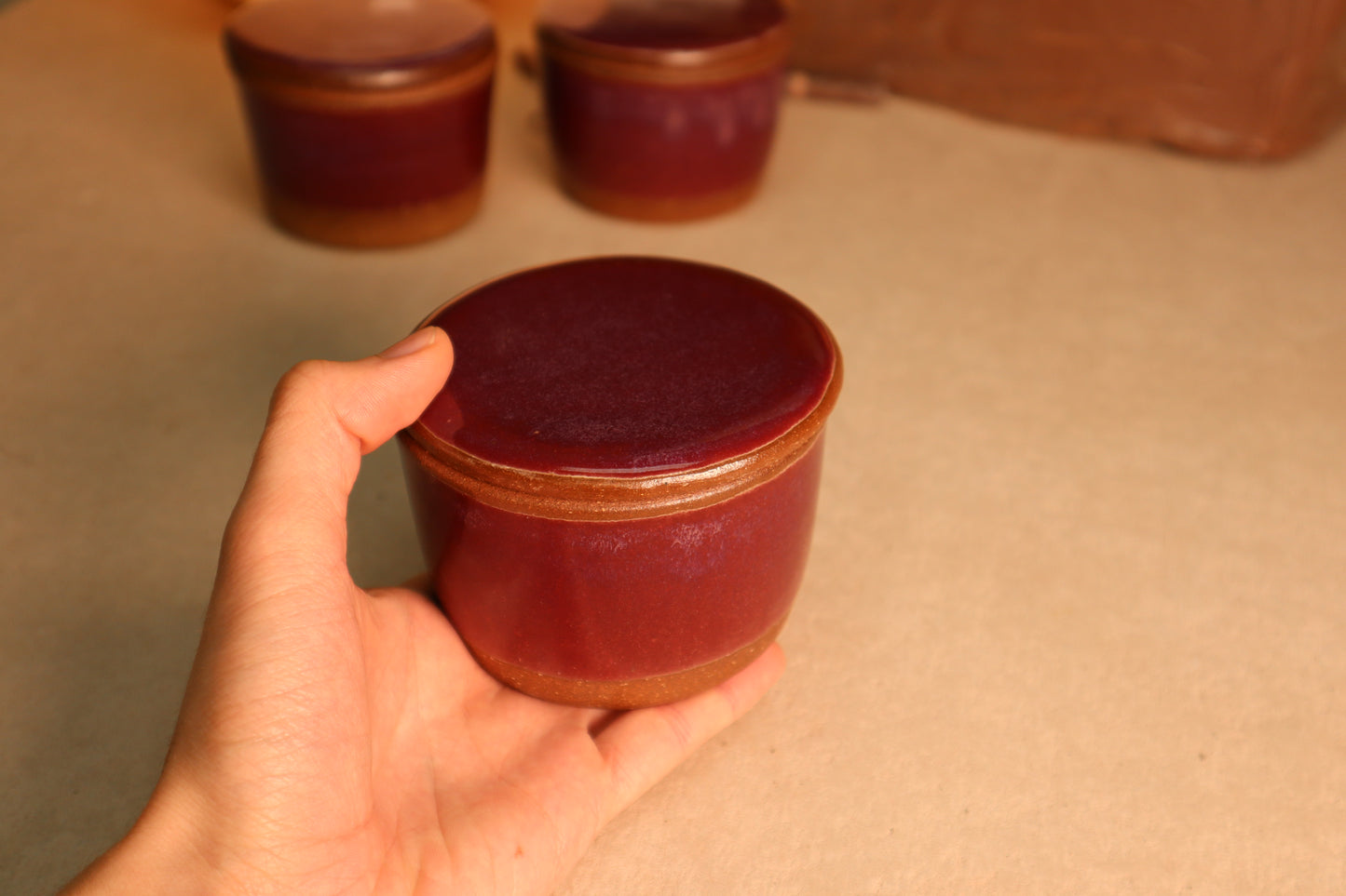 salt cellar | raspberry