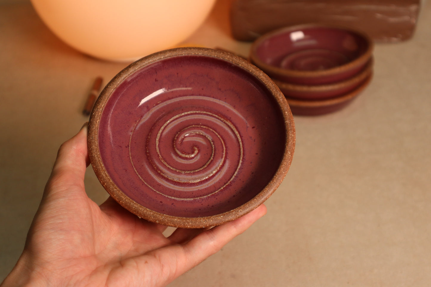 trinket bowl | raspberry