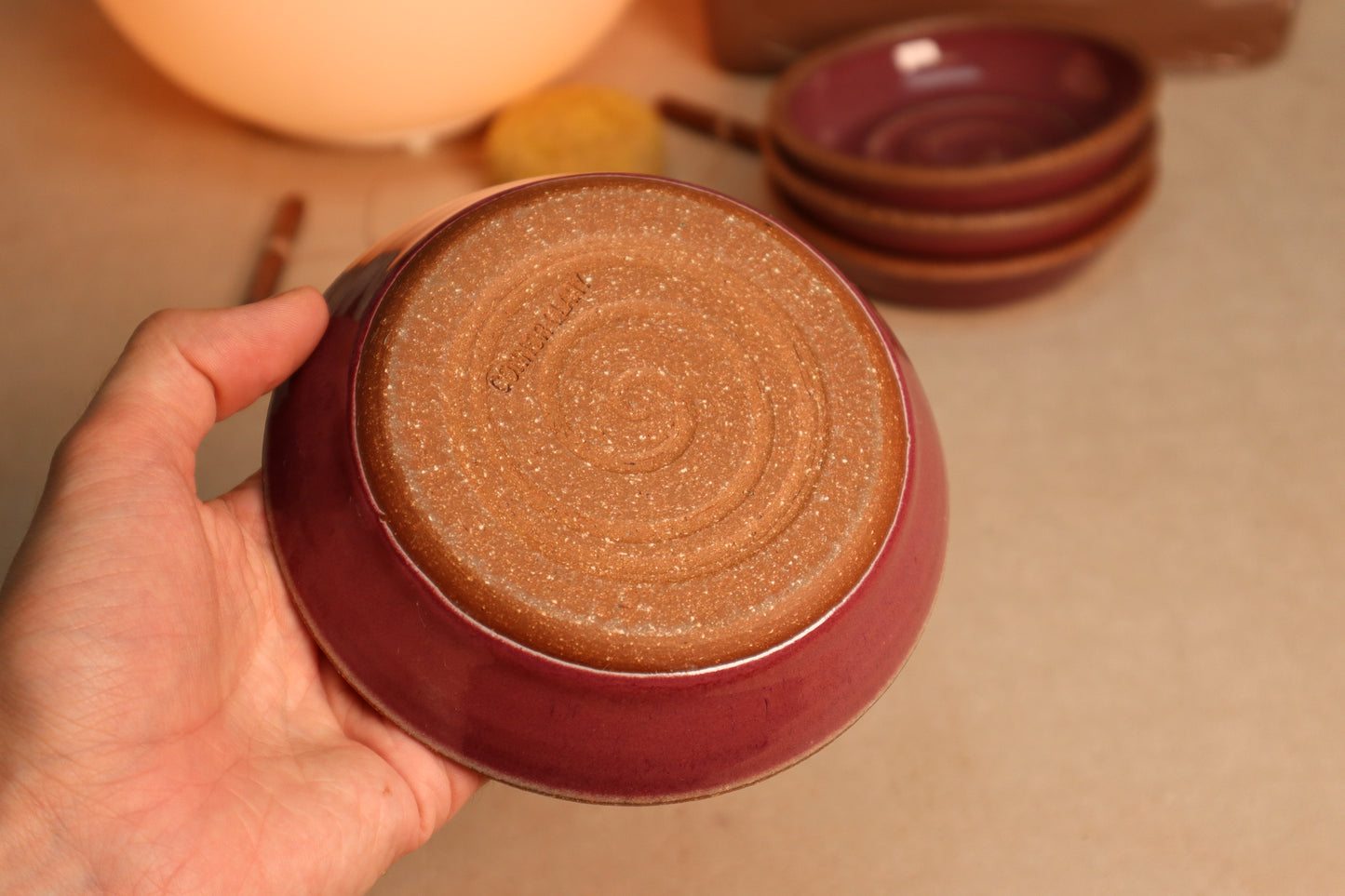 trinket bowl | raspberry