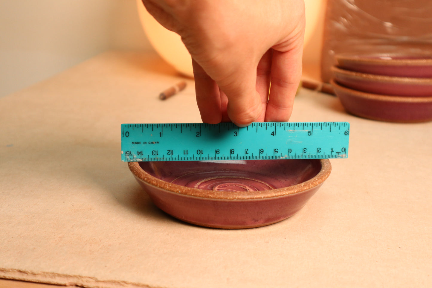 trinket bowl | raspberry