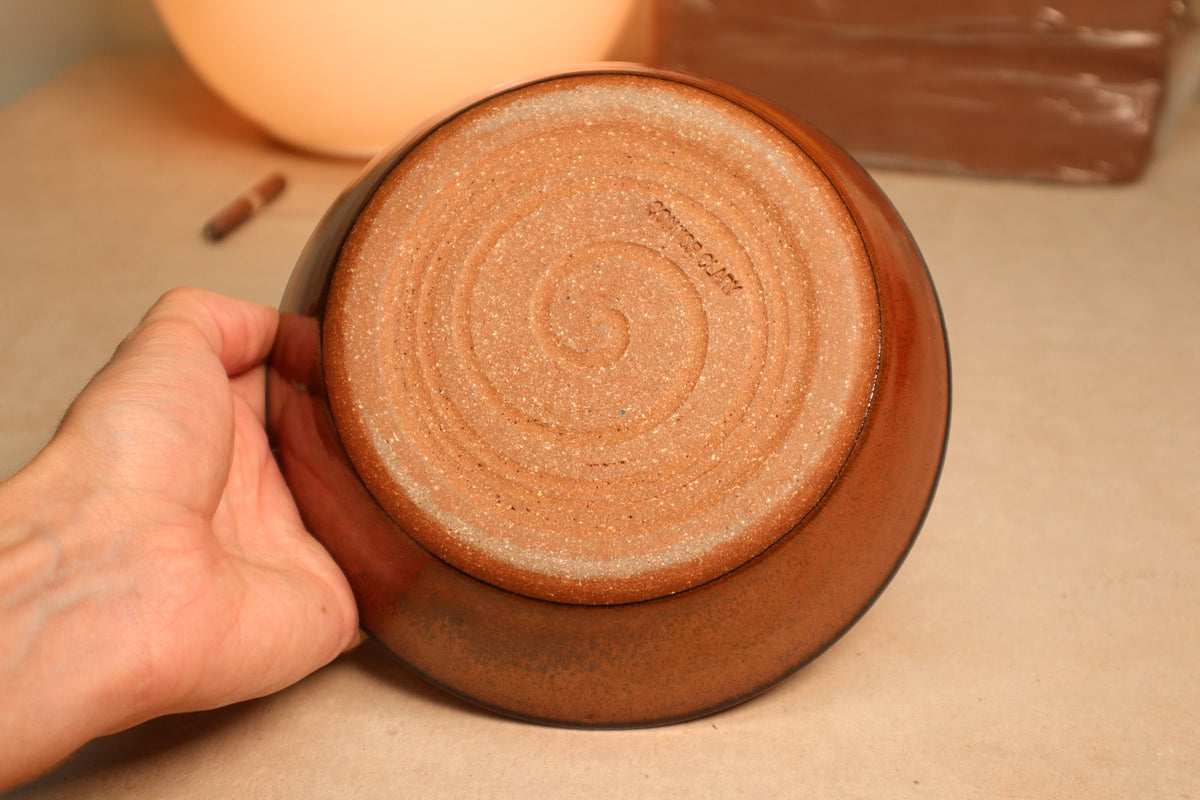 anything bowl | iron red | one-off