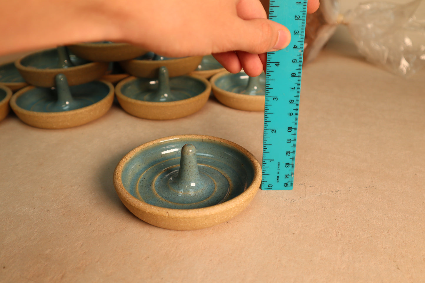 ring dish | sky blue