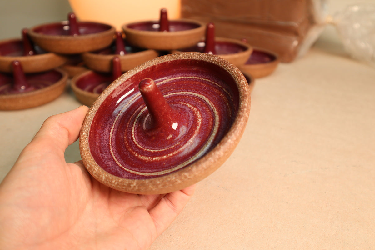 ring dish | raspberry