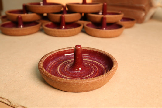 ring dish | raspberry