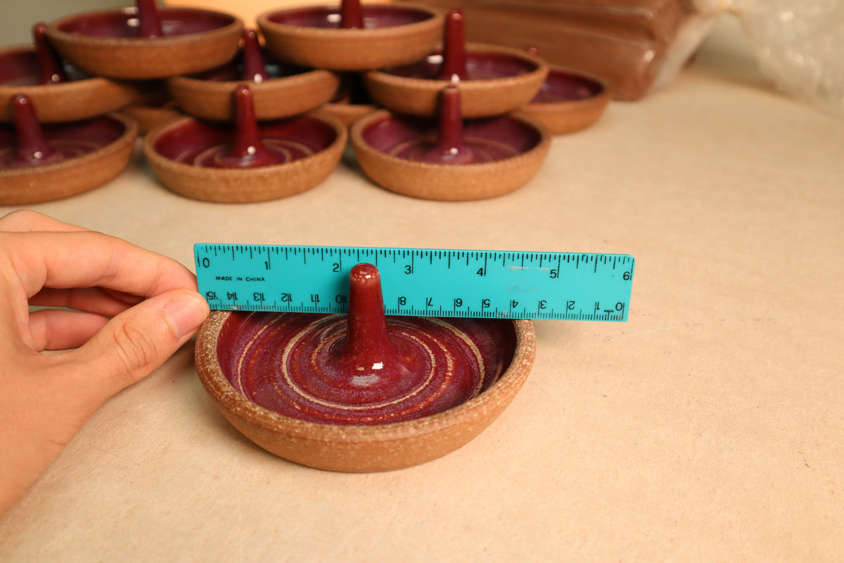 ring dish | raspberry