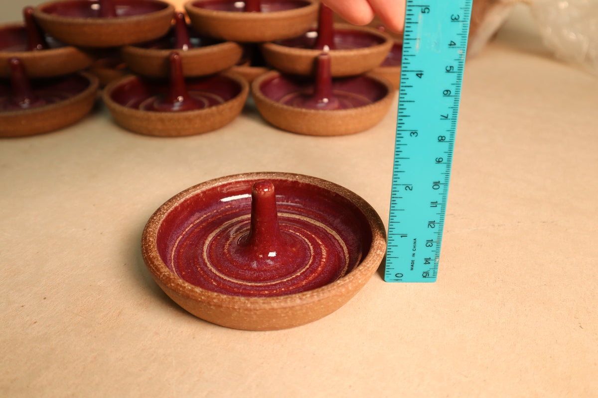 ring dish | raspberry