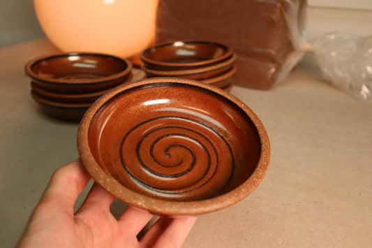 trinket bowl | iron red