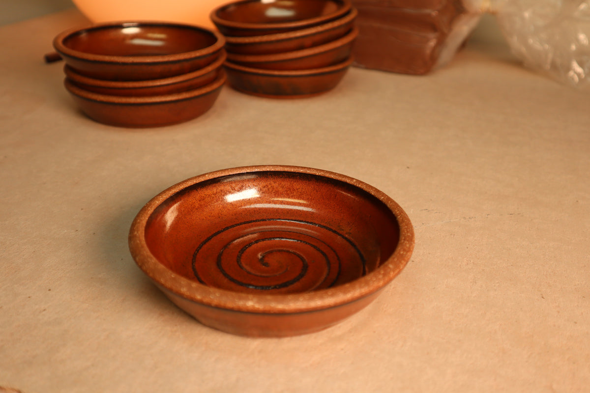 trinket bowl | iron red