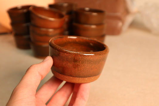 sauce bowl | iron red