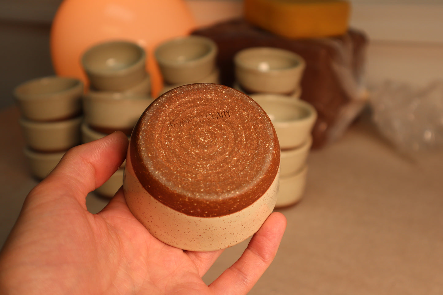 sauce bowl | folk art guild white
