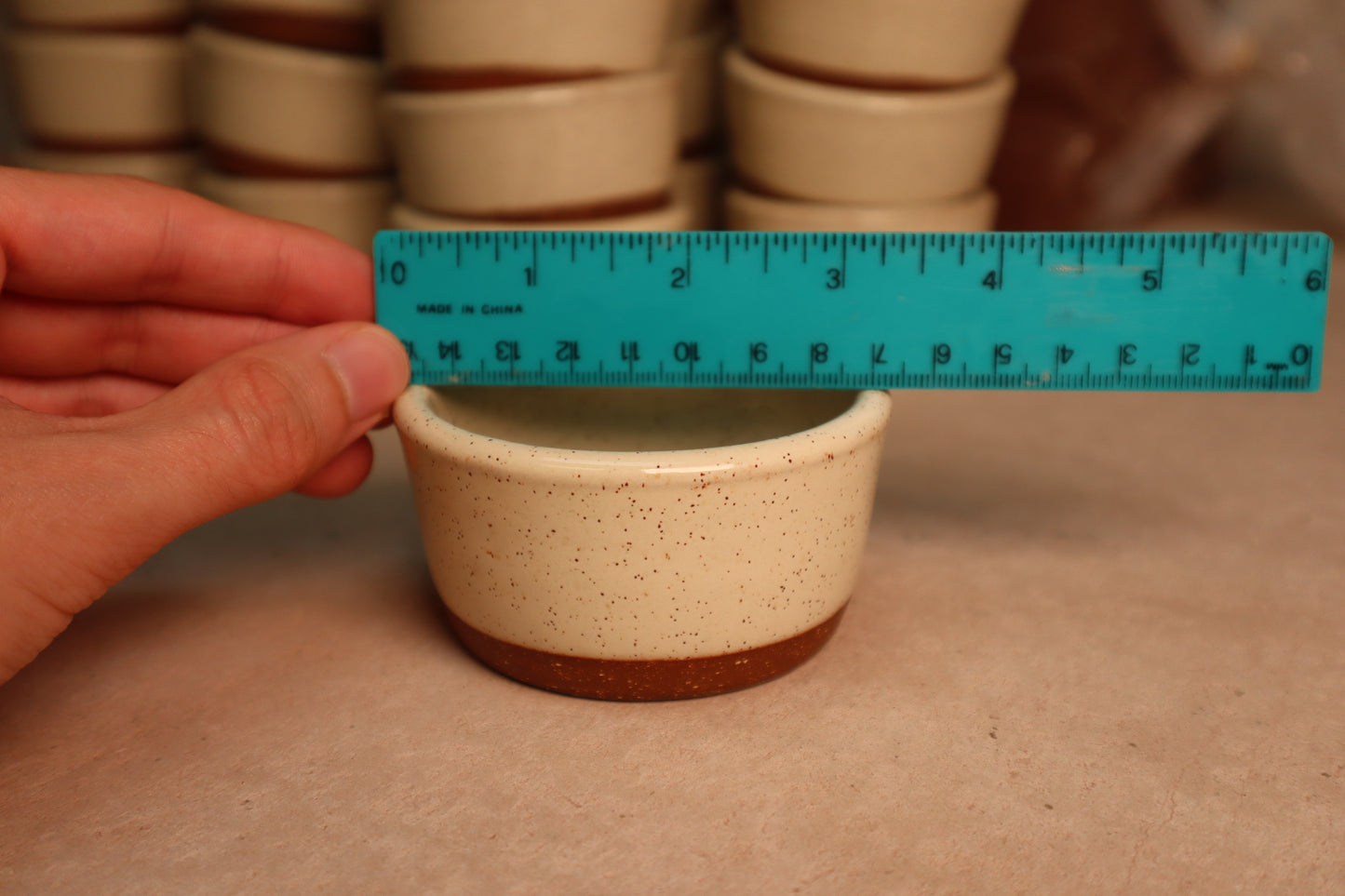 sauce bowl | folk art guild white