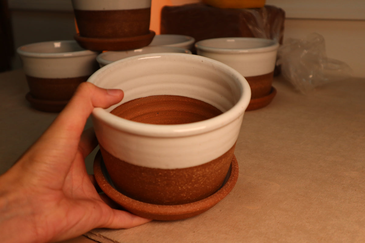 planter | white