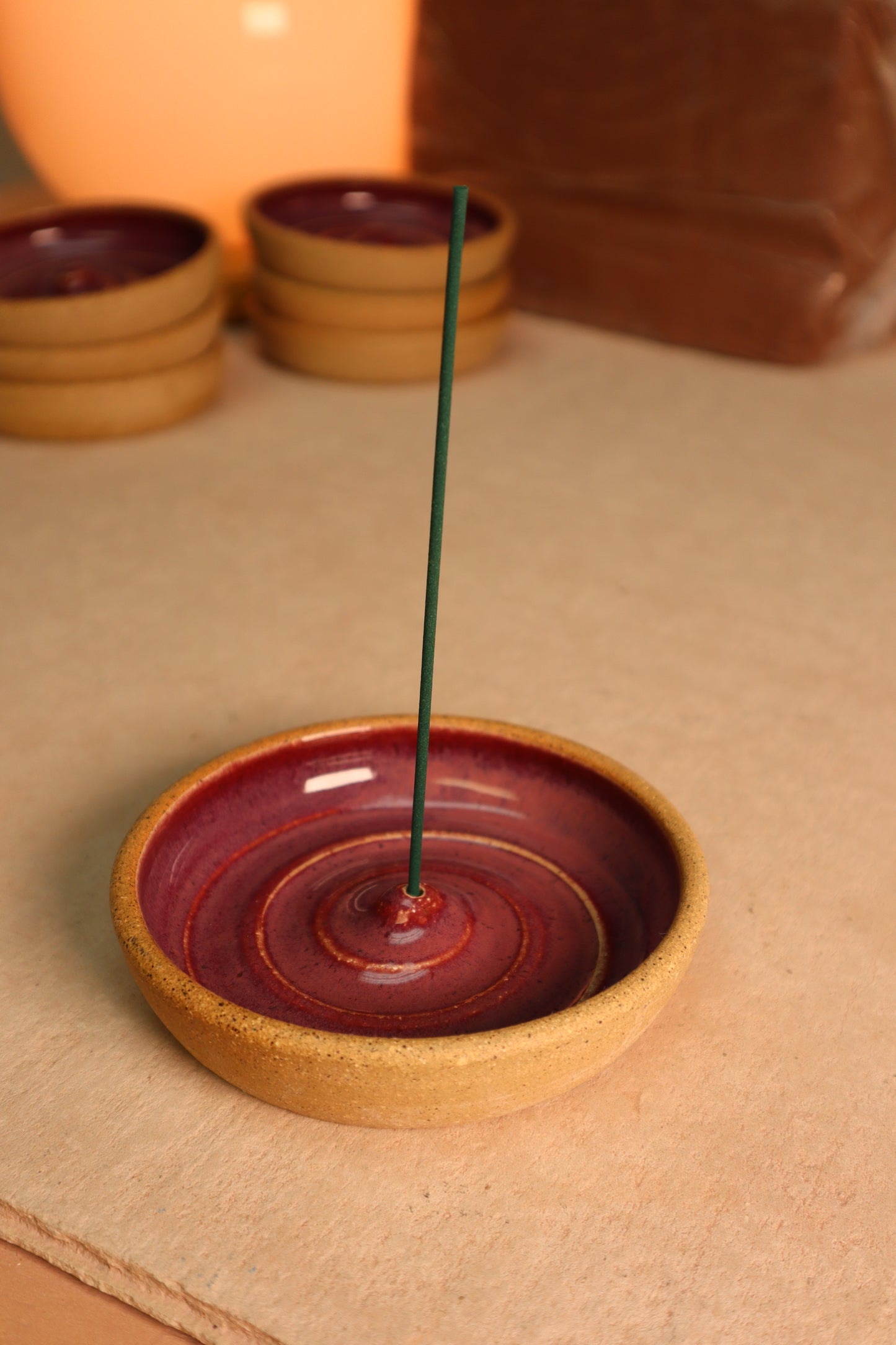 incense holder | raspberry