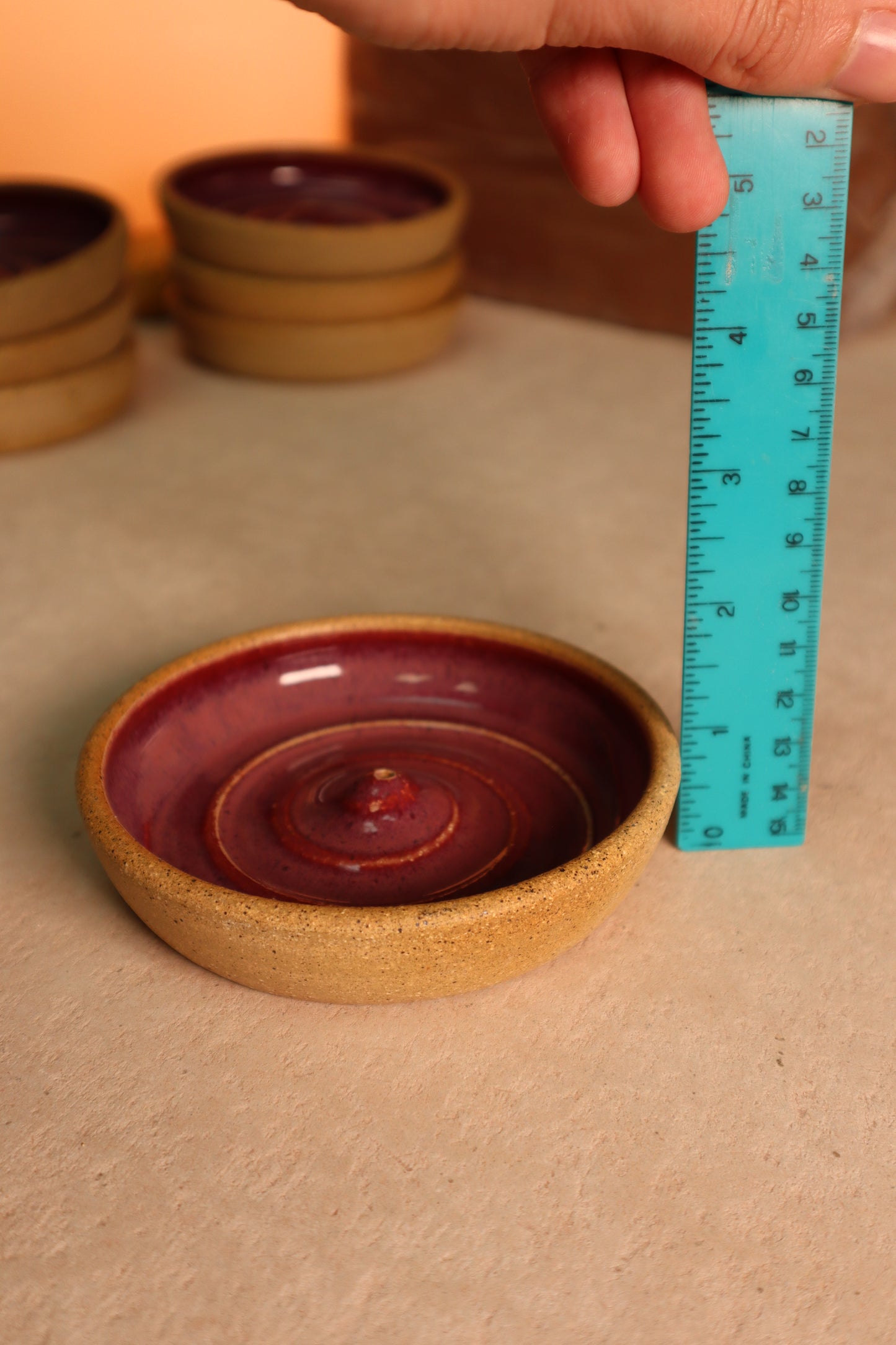 incense holder | raspberry
